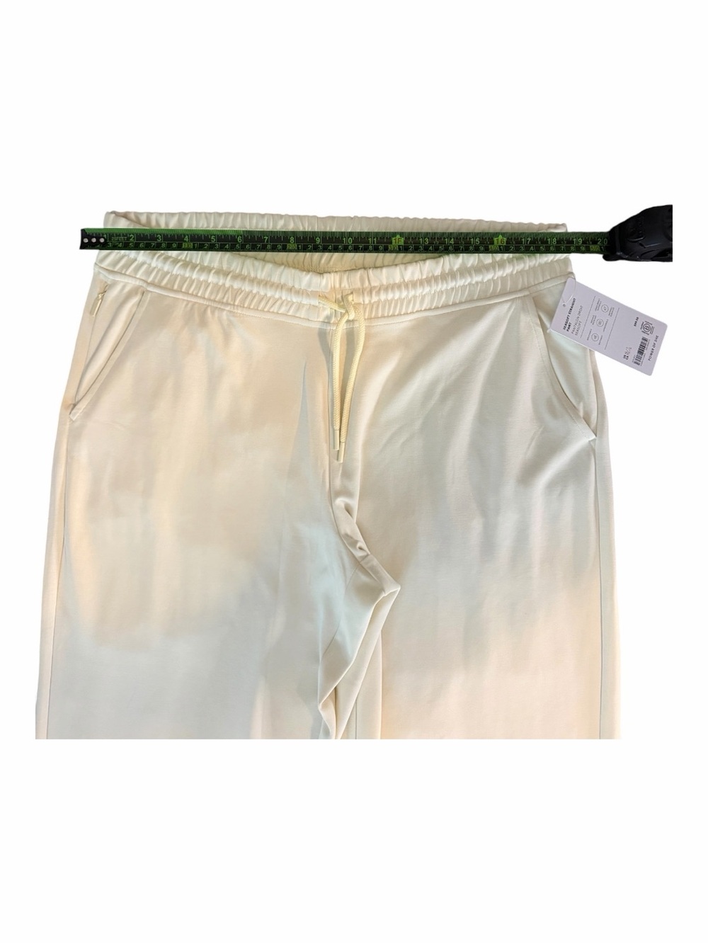 NWT |Athleta |Seasoft Straight Pant |XL Tall |Ivory |Wide Leg |34” Inseam - Picture 6 of 13